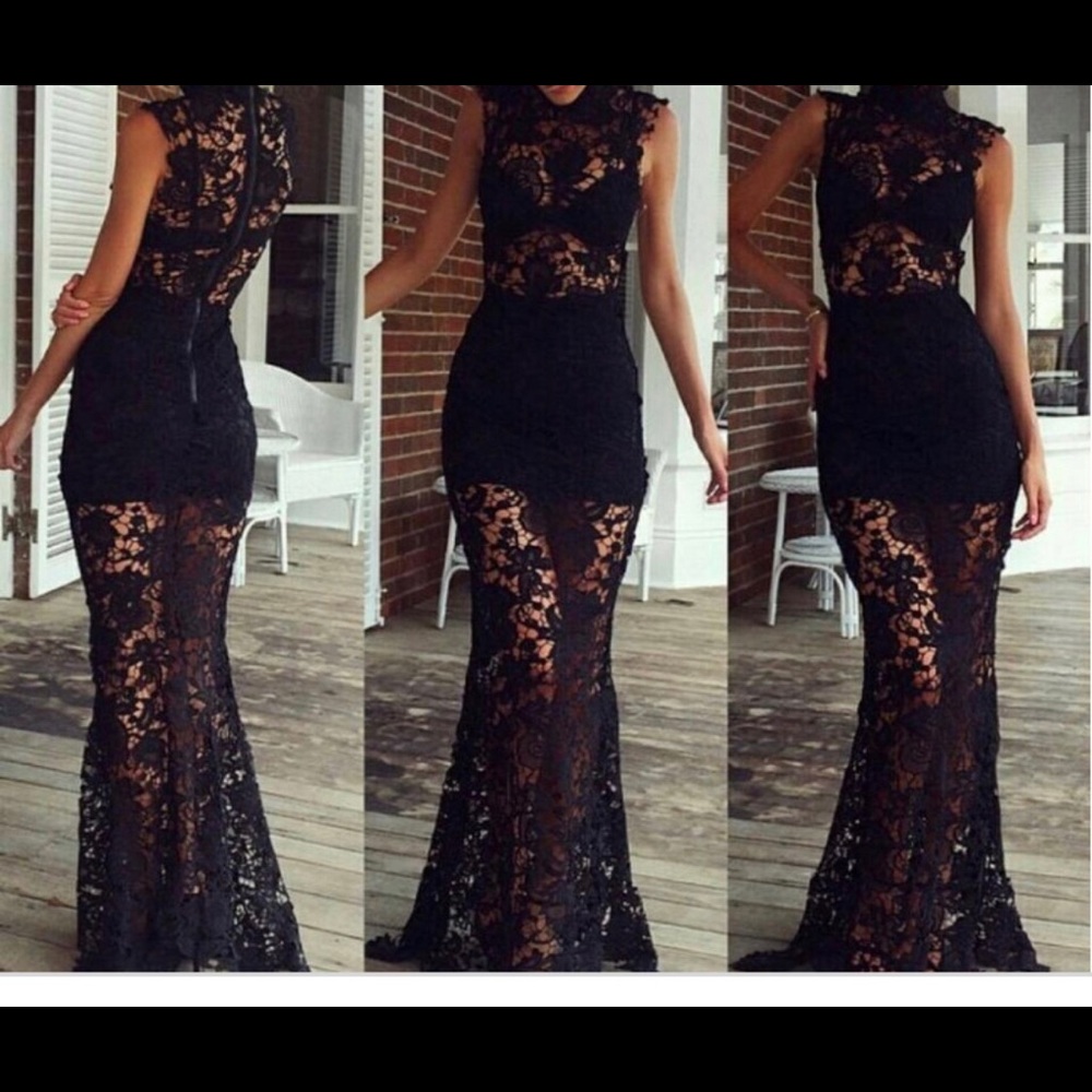 Black Lace-Dress